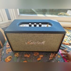 Marshall Stanmore (Original) Black and Gold Bluetooth Speaker
